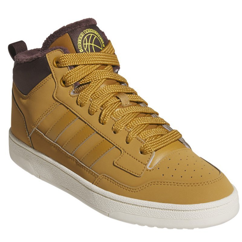 Buty adidas Rapid Court Mid Winterized JR0171 brązowy 42