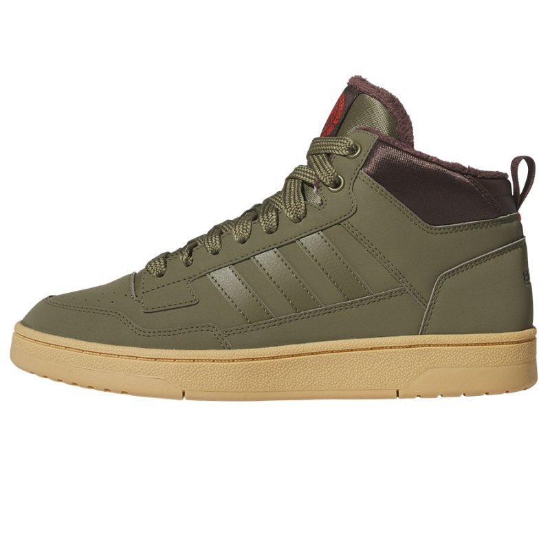 Buty adidas Rapid Court Mid Winterized JR0184 zielony 43 1/3