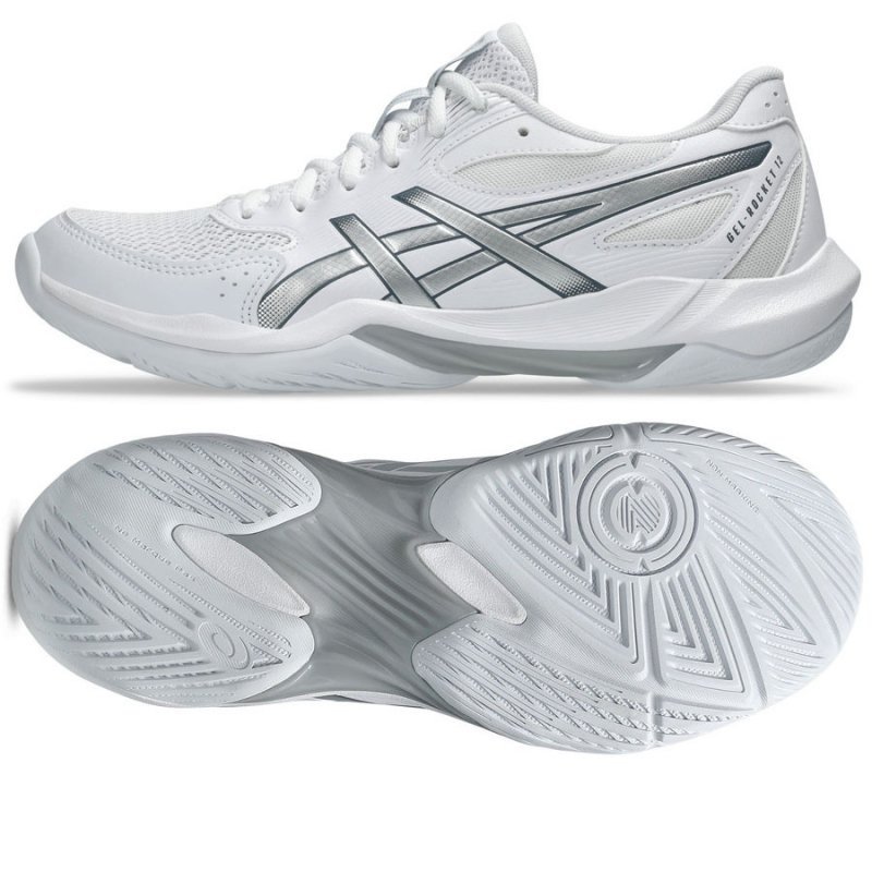 Buty Asics GEL-ROCKET 12 1072A119 101 40 1/2 biały