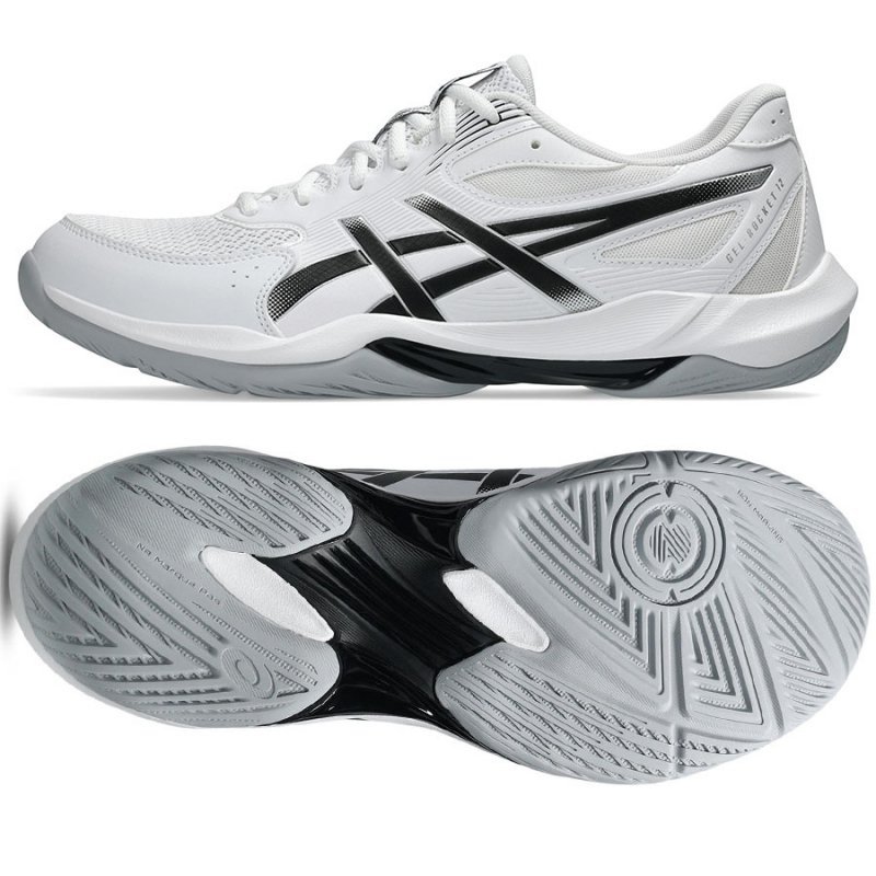 Buty Asics GEL-ROCKET 12 1071A116 101 44 biały