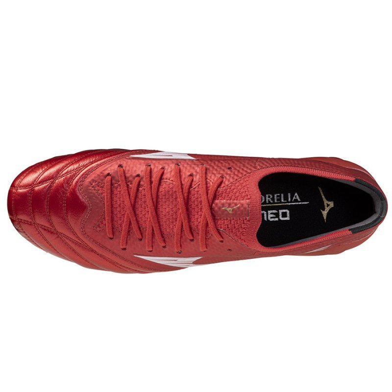 Buty Mizuno Morelia Neo IV Beta Elite FG P1GA254260 czerwony 41