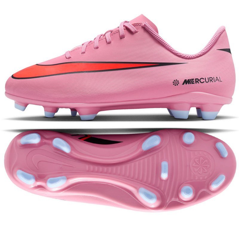 Buty Nike Mercurial Vapor 16 Club Jr FG/MG FQ8286-600 różowy 36 1/2