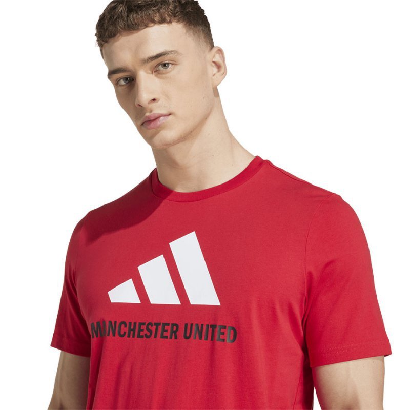 Koszulka adidas Manchester United FC Tee JX1129 czerwony M