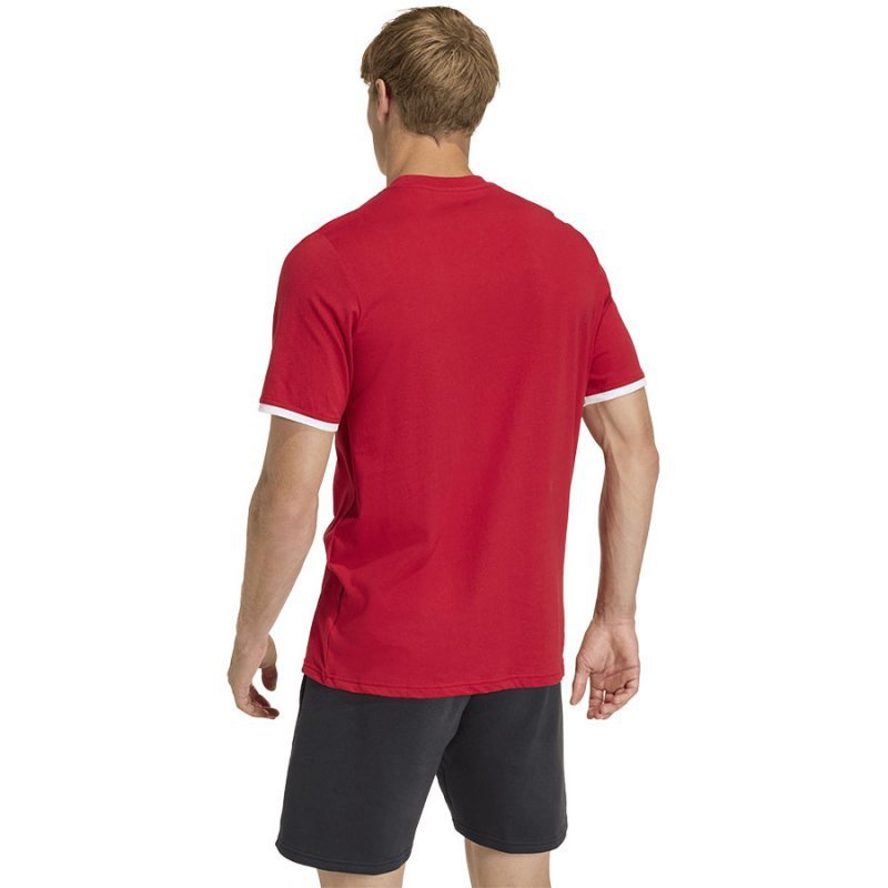 Koszulka adidas ENTRADA 26 Tee JZ6676 czerwony XXL