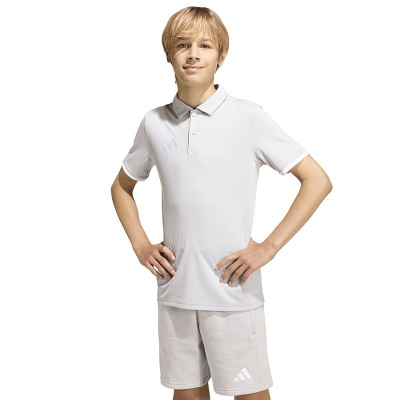 Koszulka adidas Polo ENTRADA 26 Junior JZ6628 szary 164 cm