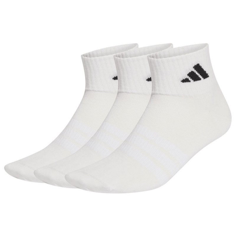 Skarpety adidas Thin Essentials Ankle 3P 3P JZ0528 biały 37-39