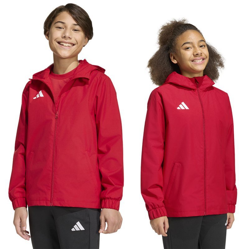 Kurtka adidas ENTRADA 26 AW Jacket Junior JZ9105 czerwony 176 cm