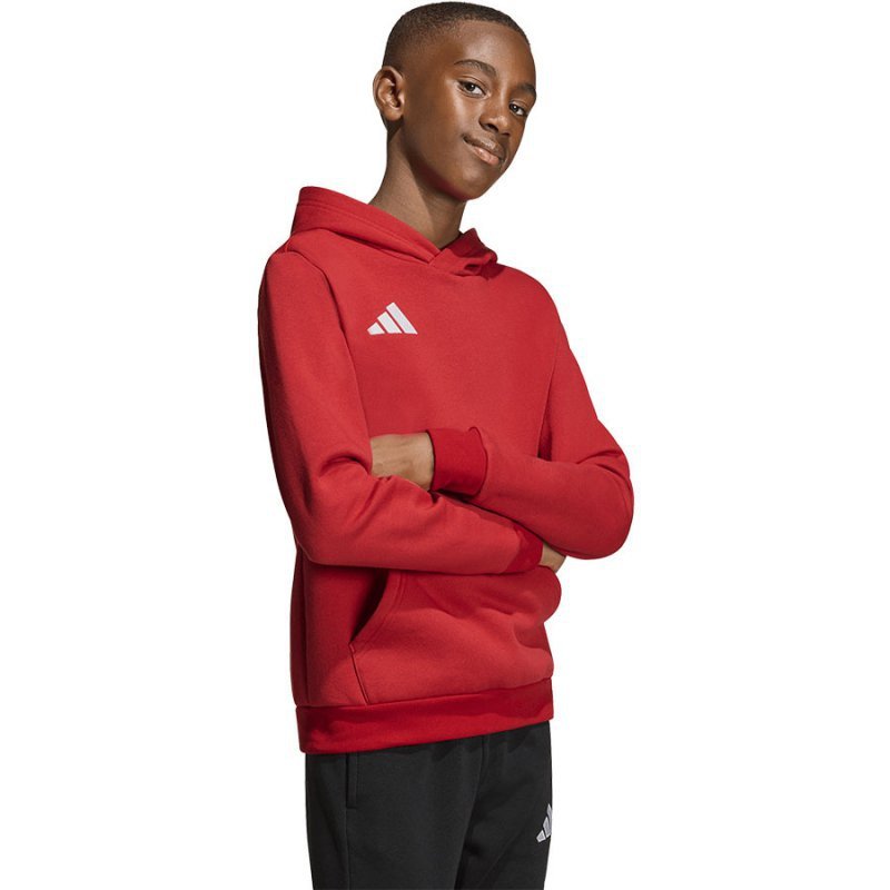 Bluza adidas ENTRADA 26 Hoody Junior JZ6568 czerwony 128 cm