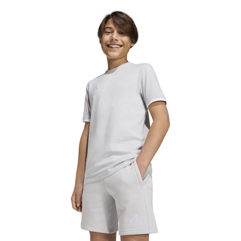 Spodenki adidas ENTRADA 26 Sweat Short Junior KF5929 szary 128 cm