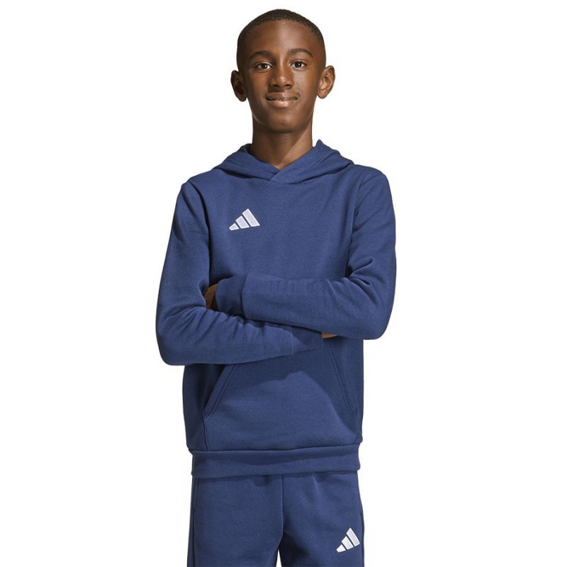 Bluza adidas ENTRADA 26 Hoody Junior JZ6567 granatowy 128 cm