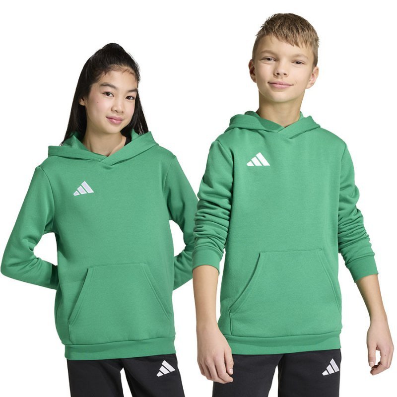Bluza adidas ENTRADA 26 Hoody Junior JZ6563 zielony 164 cm