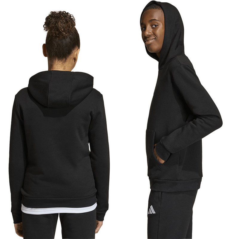 Bluza adidas ENTRADA 26 Hoody Junior JZ6569 czarny 152 cm