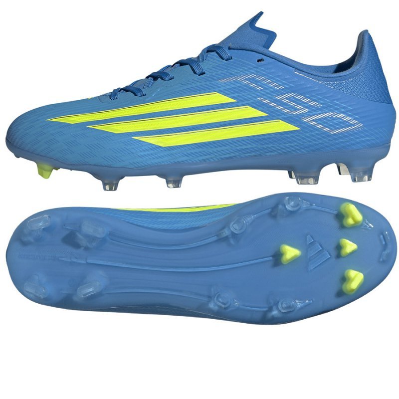 Buty adidas F50 League FG/MG JR8992 niebieski 42