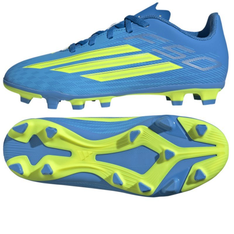Buty adidas F50 Club Jr FG/MG JS1479 niebieski 38 2/3