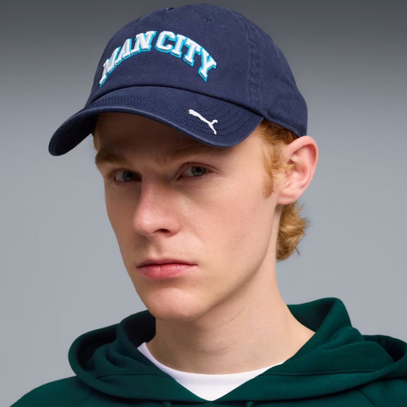Czapka Puma Manchester City 027062-02 niebieski one size