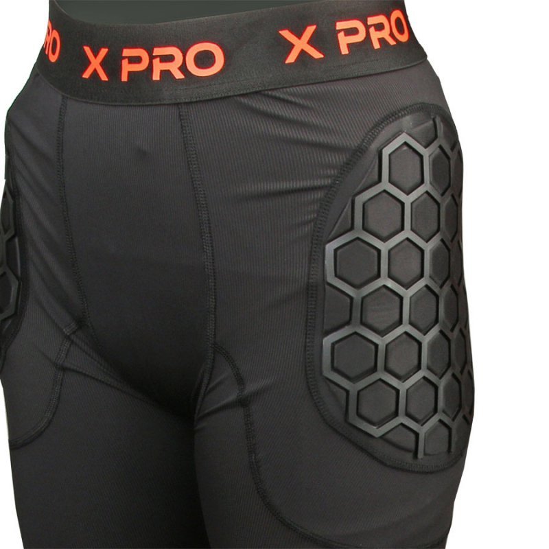 Spodnie bramkarskie PRO długie czarny XL