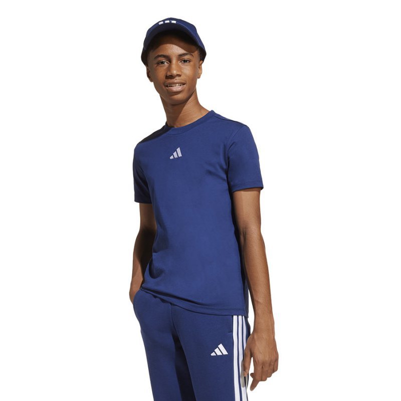 T-Shirt adidas Essentials Junior JY0613 granatowy 164 cm