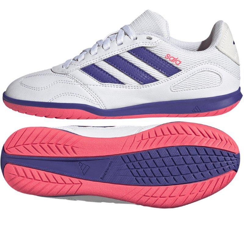 Buty adidas Super Sala III Jr IN JP6990 biały 38 2/3
