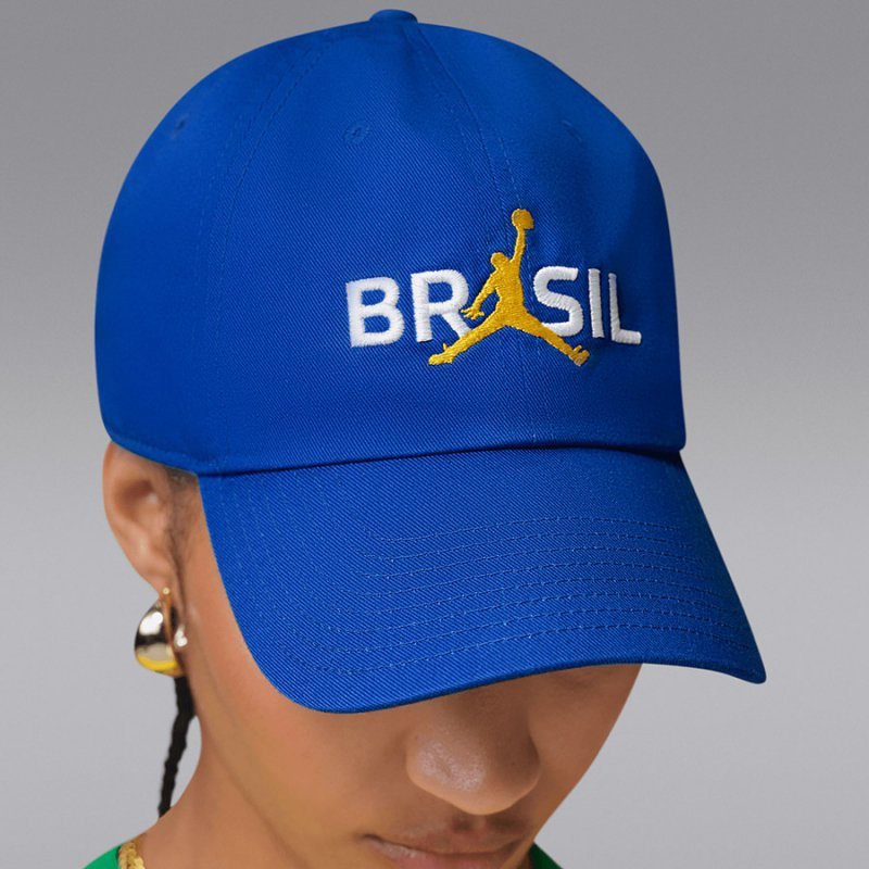 Czapka z daszkiem Nike Jordan Club Brasil IO4449-417 niebieski L/XL