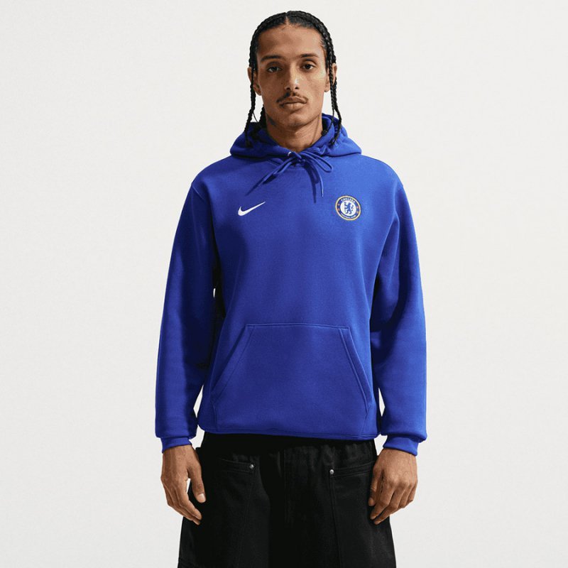 Bluza Nike Chelsea FC Club Hoodie II3419-452 M niebieski