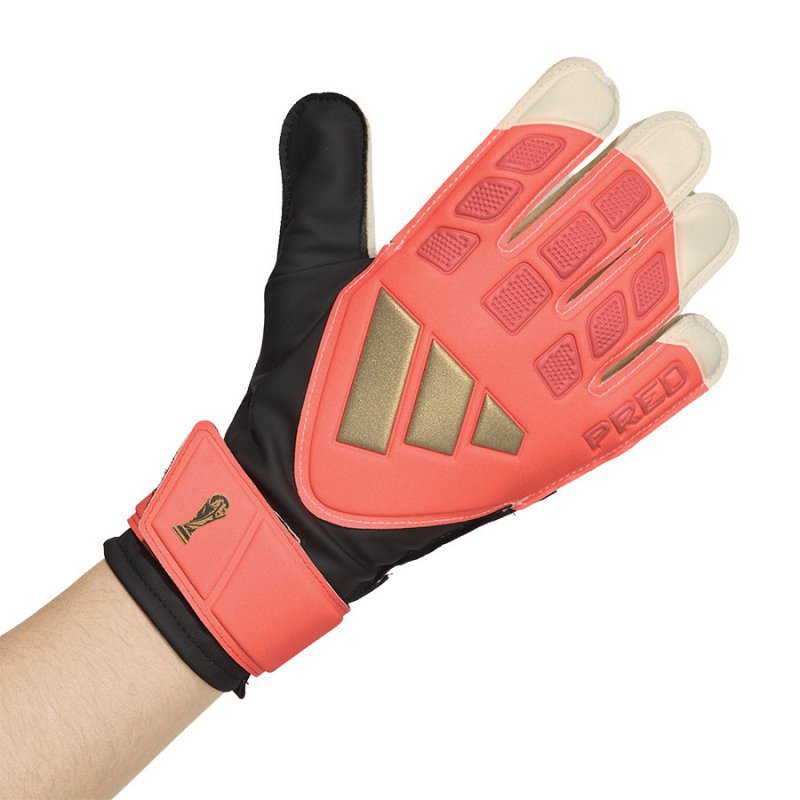 Rękawice adidas Predator GL Training WC Jr KZ2095 pomarańczowy 6,5