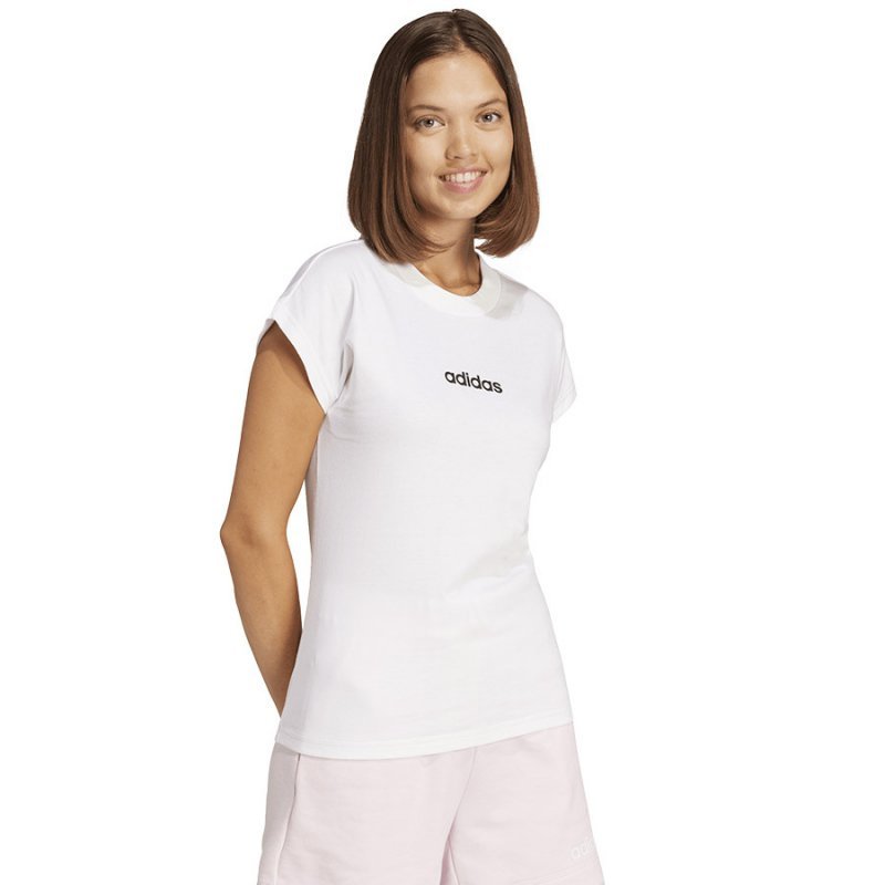 T-Shirt adidas Essentials Linear Tee JC8239 biały L