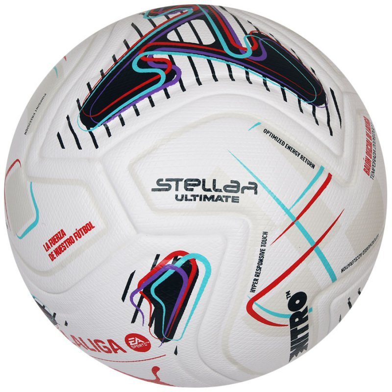 Piłka Puma Stellar Nitro Ultimate LaLiga 085078-01 biały 5