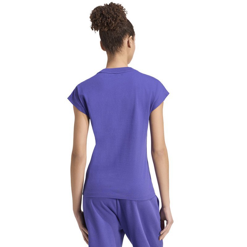 T-shirt adidas W Essentials Linear KF8375 fioletowy M