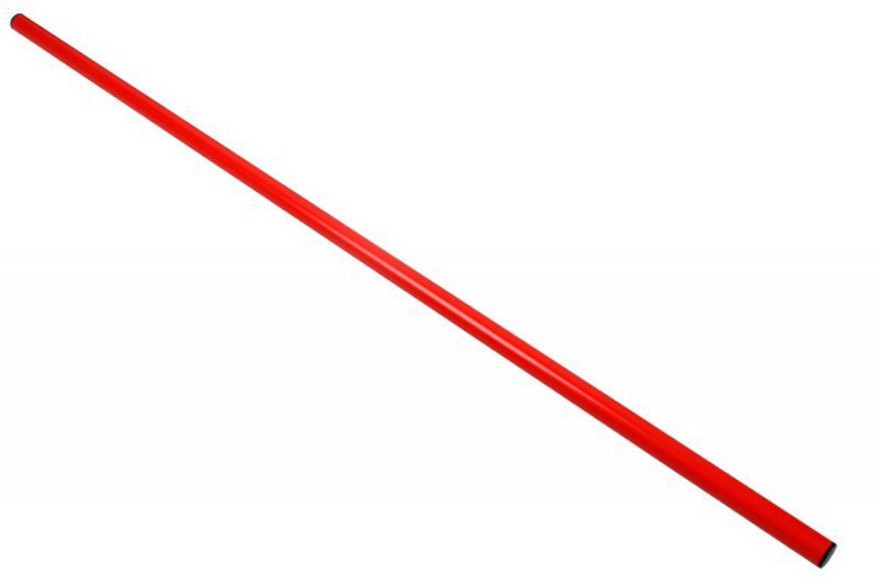 Laska do ćwiczen długa 120 cm 120cm czerwony