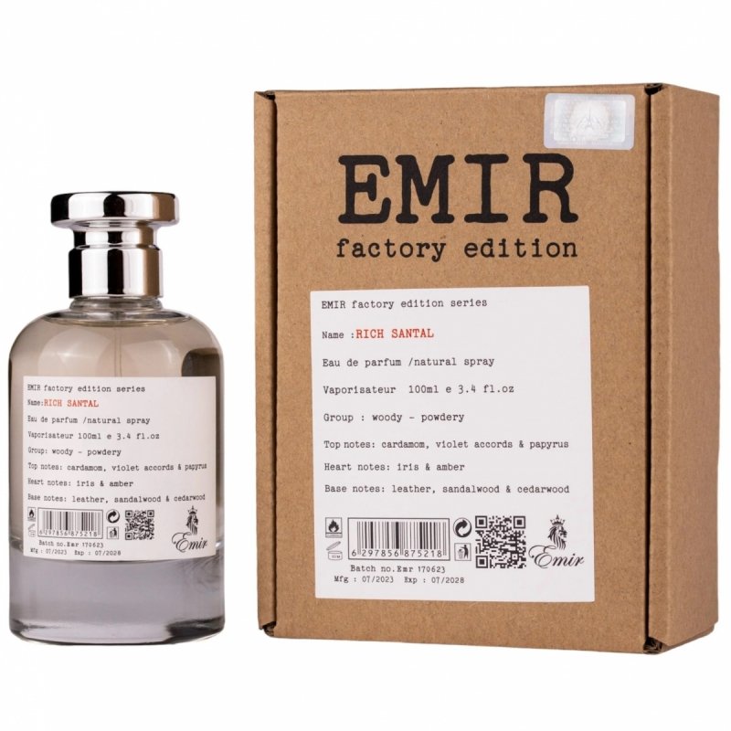 Emir Rich Santal Factory Edition woda perfumowana 100 ml