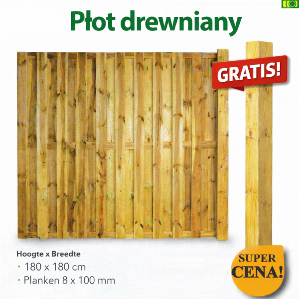 Do każdego przęsła słupek gratis !