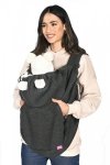 MijaCulture Maternity Soft Warm Baby Universal Carrier Cover 4129 graphite