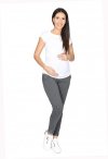 MijaCulture Wygodne spodnie dresowe ciążowe ZOE M002 grafit3