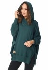 MijaCulture hoodie for pregnant women and breastfeeding Victoria  Green