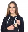 MijaCulture Casual 3 in1 Maternity and Nursing Pullover Sweatshirt with Print 4110 Black / Limited Edition / Front