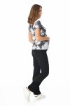 MijaCulture  2 in 1 Maternity and breastfeeding top M018 Camila Palm