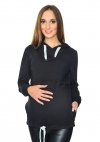 MijaCulture - 3 w 1 bluza ciążowa i do karmienia M68 4110 czarny 
