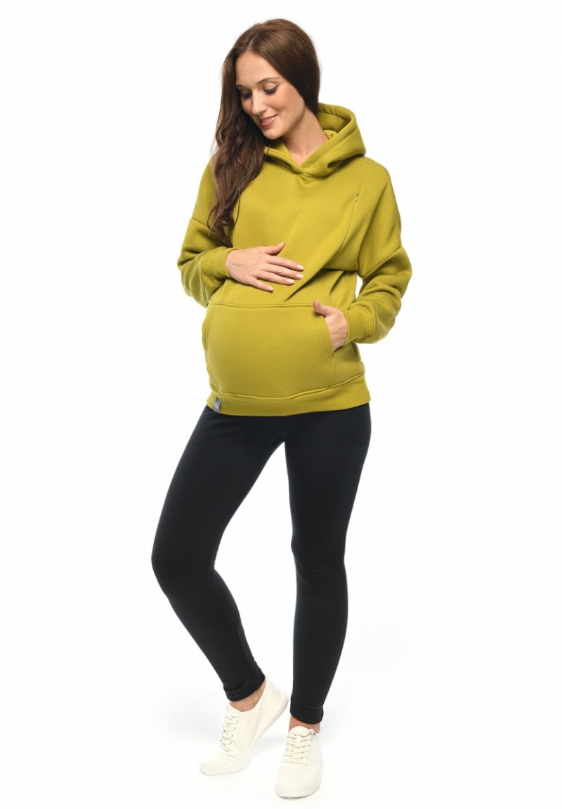 MijaCulture hoodie for pregnant women and breastfeedinf "Molly" Pistachio
