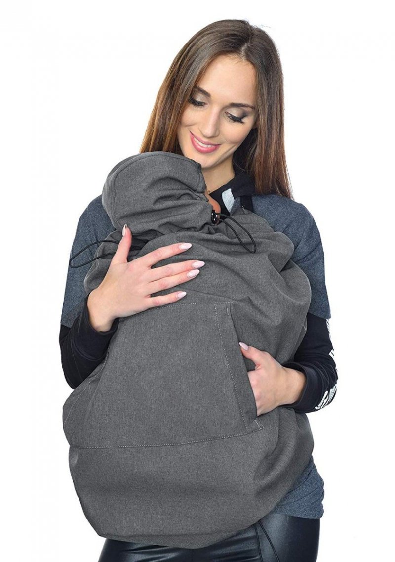 MijaCulture Softshell Warm Baby Universal Windproof Carrier Cover 4113 Graphit