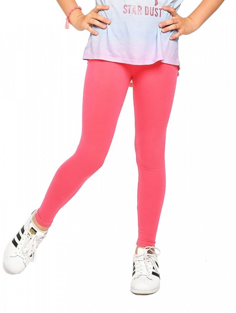 Girls long leggings for children Zoe pink