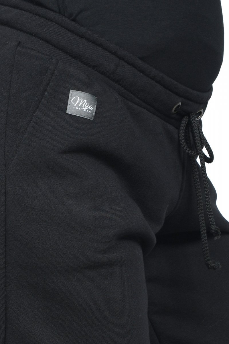 MijaCulture Wygodne spodnie dresowe ciążowe Jade M006 czarny