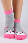 NOVITI SKARPETY FROTTE WZORZYSTE ABS GIRLS SF006