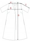 BeWear B280 Sukienka trapezowa z dekoltem V - oliwkowa