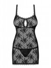 Obsessive Behindy babydoll i stringi czarne