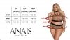 Anais IZZY XL+ (XXL/XXXL) BLACK SET/CZARNY KOMPLET