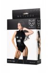 Glossy Wetlook body Adriana - black