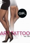 Gatta RAJSTOPY GATTA ART TATTOO WZ 09 XL