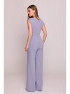 Stylove S407 Kombinezon z asymetrycznym dekoltem - gołębi