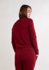 D Karen Bluza Wenezja H1 BORDO BAWEŁNA