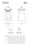LivCo Corsetti Fashion Kastalia LC 52431 koszulka i majtki